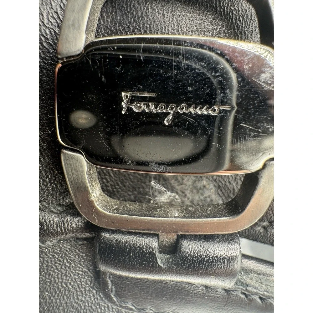 Salvatore Ferragamo Rain Lux Black Loafers Men\'s Size 9 Slip On Loafers Designer Salvatore Ferragamo Rain Lux Black Loafers Men main image 4